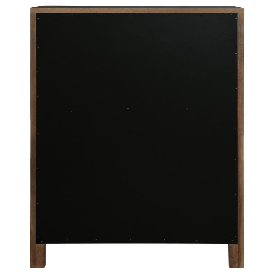 Maderia 5-drawer Chest of Drawers Walnut