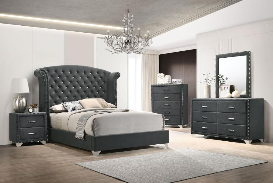 Modal Additional Images for Melody 5-drawer Bedroom Chest Grey