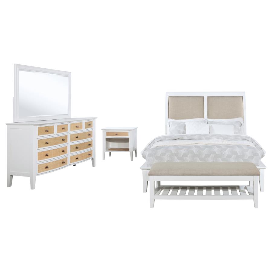Modal Additional Images for Bexhill 4-piece Eastern King Bedroom Set White