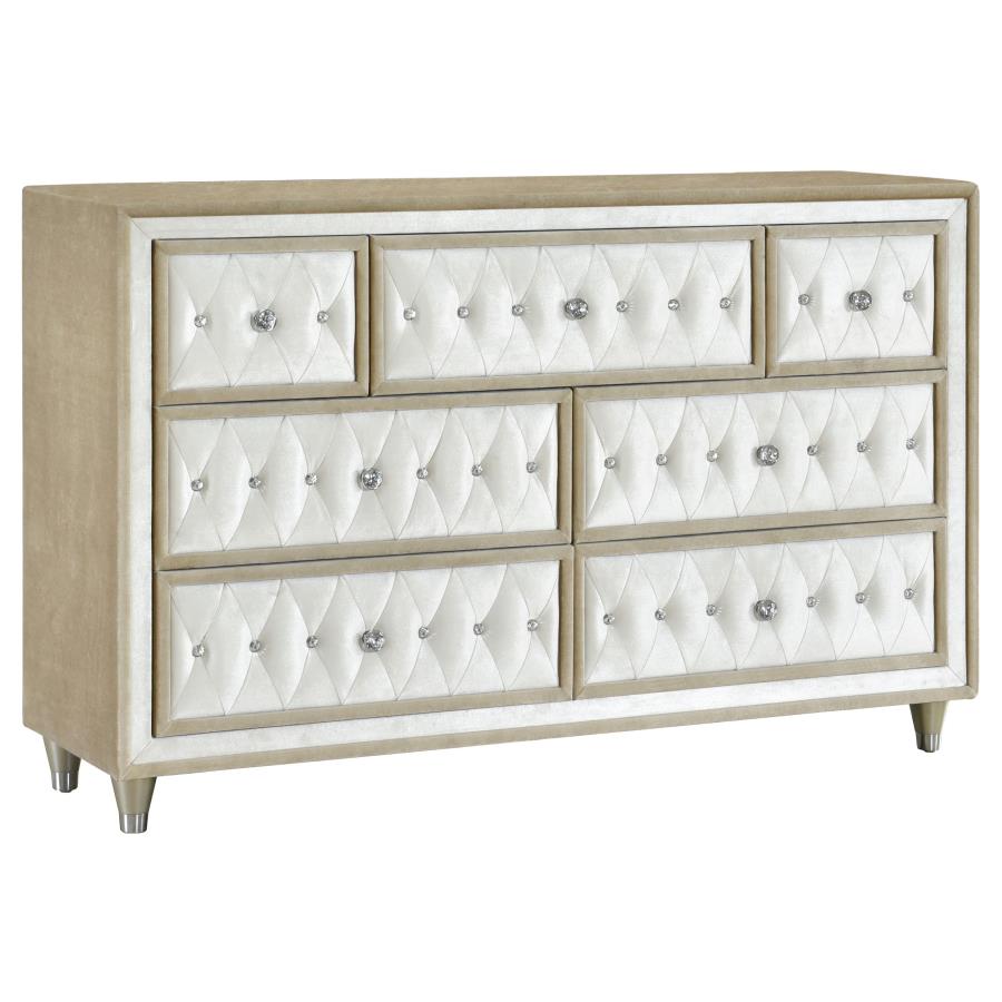 Antonella 4-piece Queen Bedroom Set Ivory 