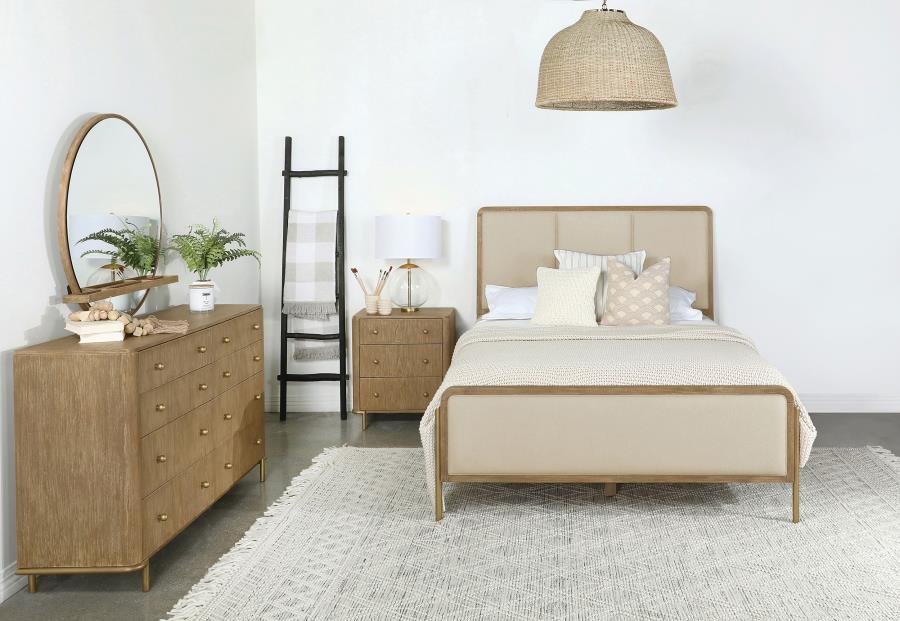 (image for) Arini 4-piece California King Bedroom Set Cream and Sand Wash