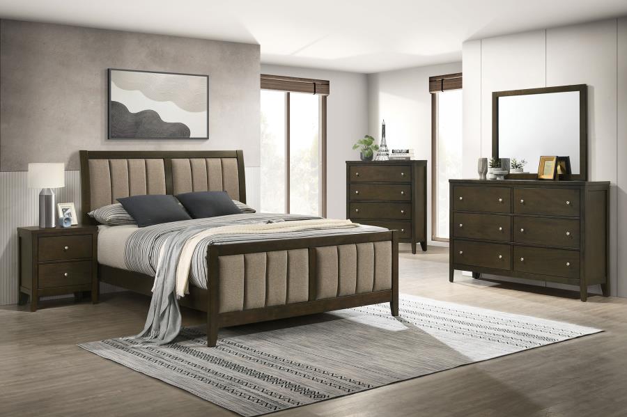 Modal Additional Images for Wilkes 6-drawer Dresser and Mirror Dark Cocoa