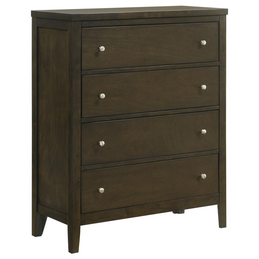 (image for) Wilkes 4-drawer Chest of Drawers Dark Cocoa