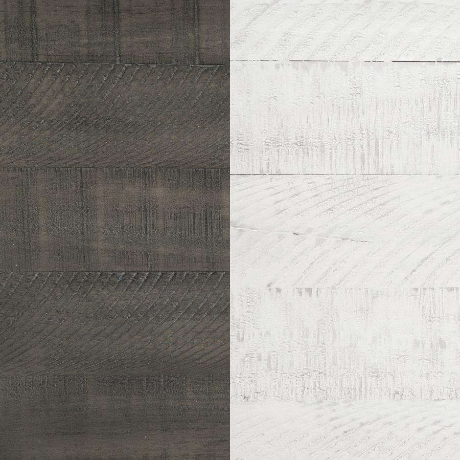 Lilith Wood Eastern King Panel Bed Distressed White