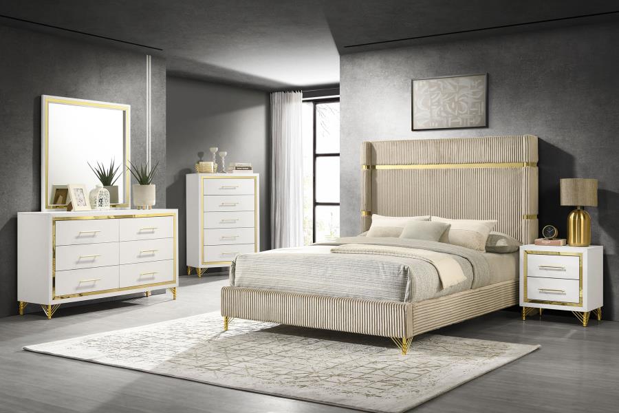 Modal Additional Images for Lucia 5-drawer Bedroom Chest of Drawers White
