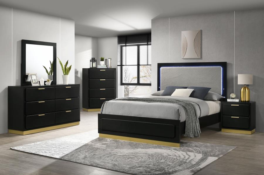 Modal Additional Images for Caraway 2-drawer Nightstand Black