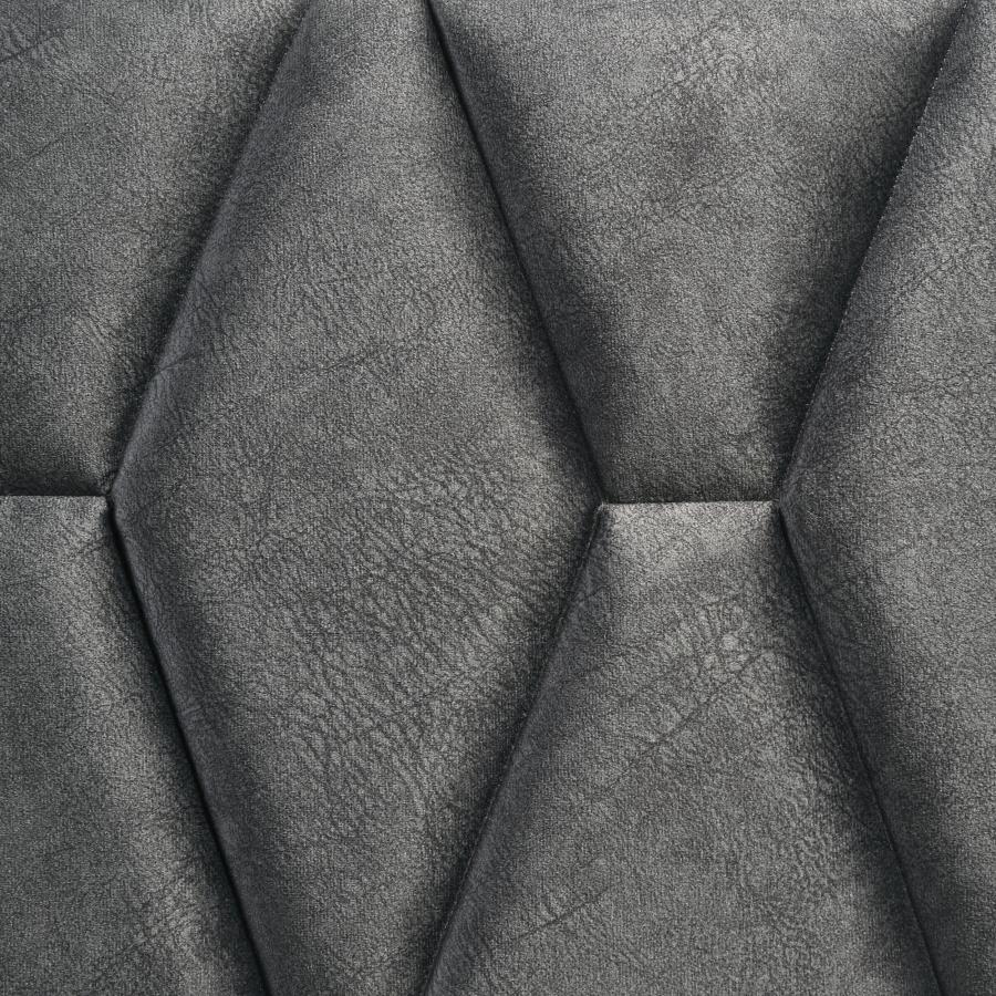 Sonora Eastern King Upholstered Panel Bed White 