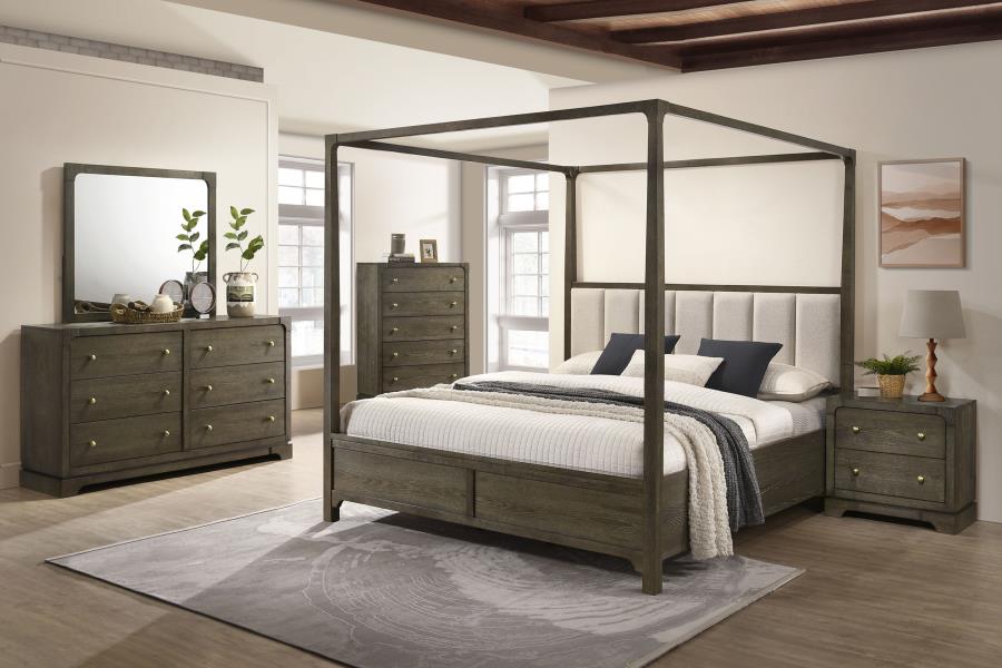 Gran Park 5-piece Eastern King Bedroom Set Dark Cocoa (image for) Gran Park 5-piece Eastern King Bedroom Set Dark Cocoa