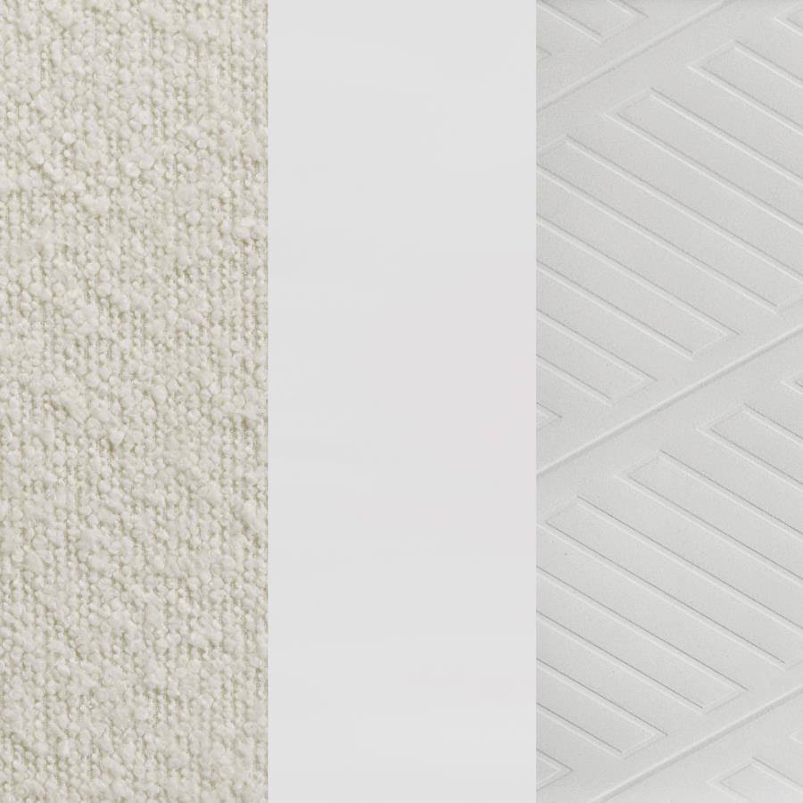 Marmore 4-piece California King Bedroom Set White