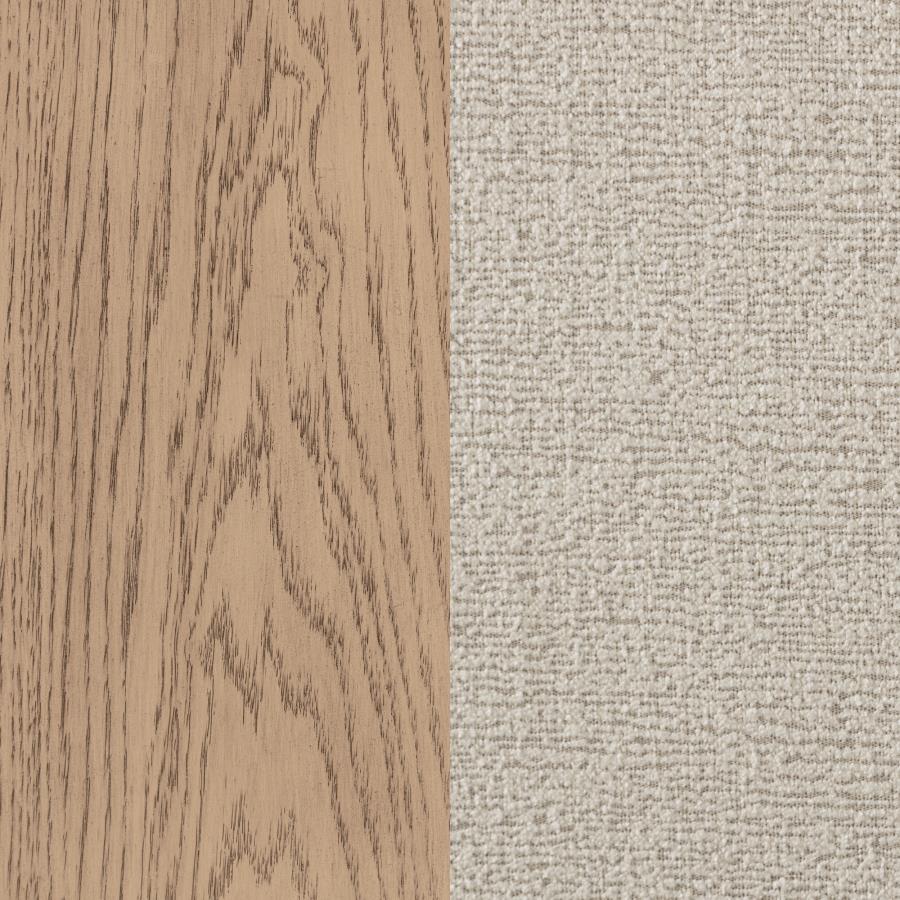 Kailani 52-inch California King Wingback Bed Beige Oak