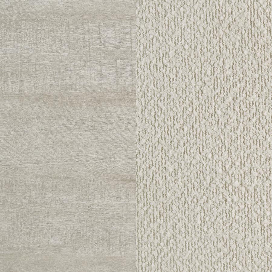 Trenton 54-inch Wood Queen Panel Bed Rustic Cream