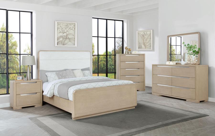 Modal Additional Images for Ladera 56-inch Eastern King Panel Bed Light Elm