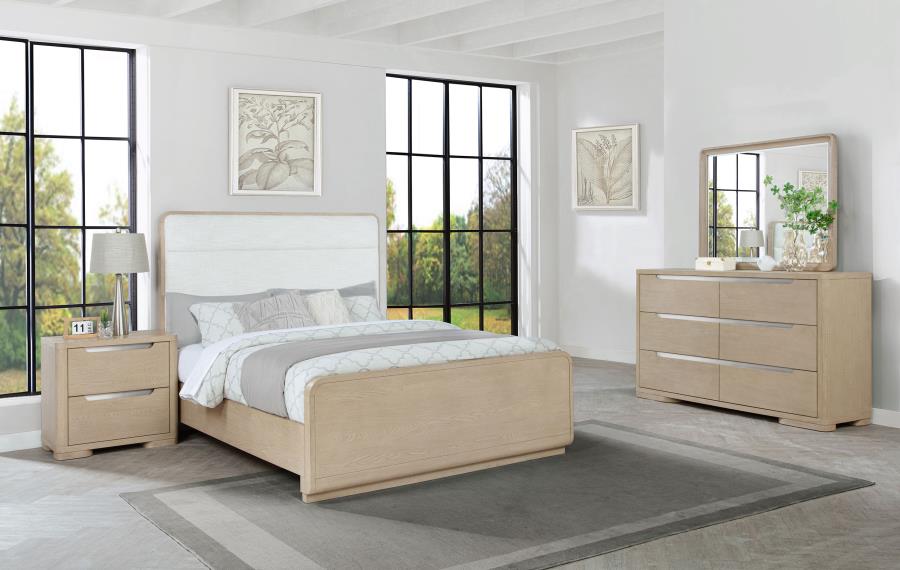 (image for) Ladera 4-piece California King Bedroom Set Light Elm