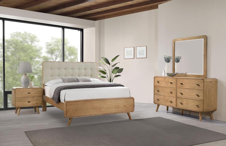 (image for) Robyn 4-piece Queen Bedroom Set Light Ash