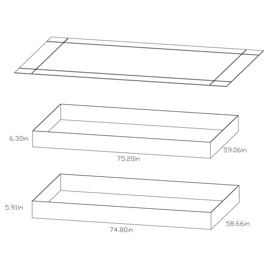 Modal Additional Images for Morgan Metal Twin Over Full Bunk Bed Blue