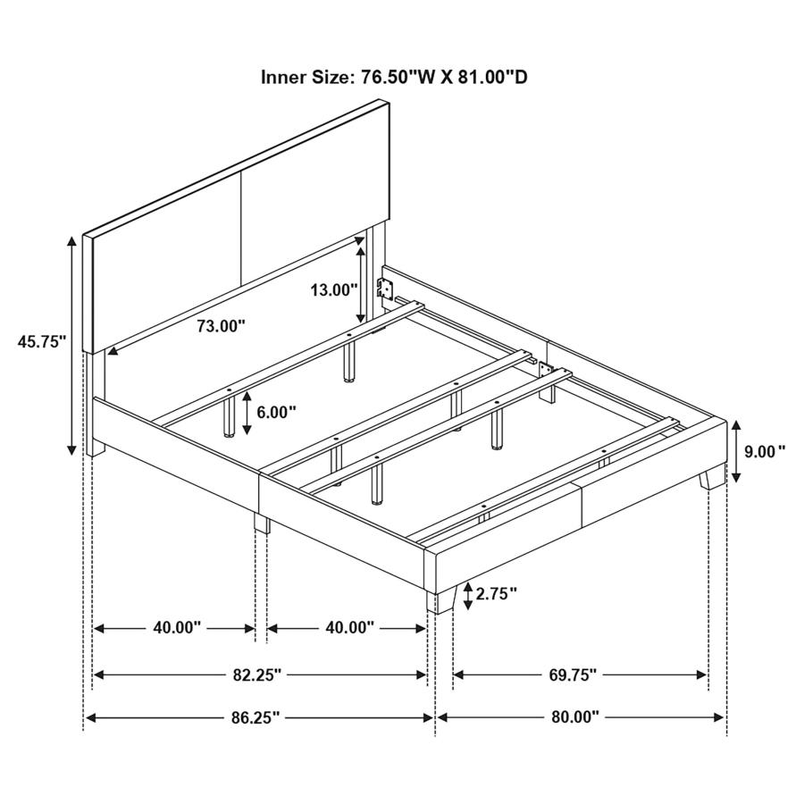 Dorian 4-piece Eastern King Bedroom Set Dark Cocoa