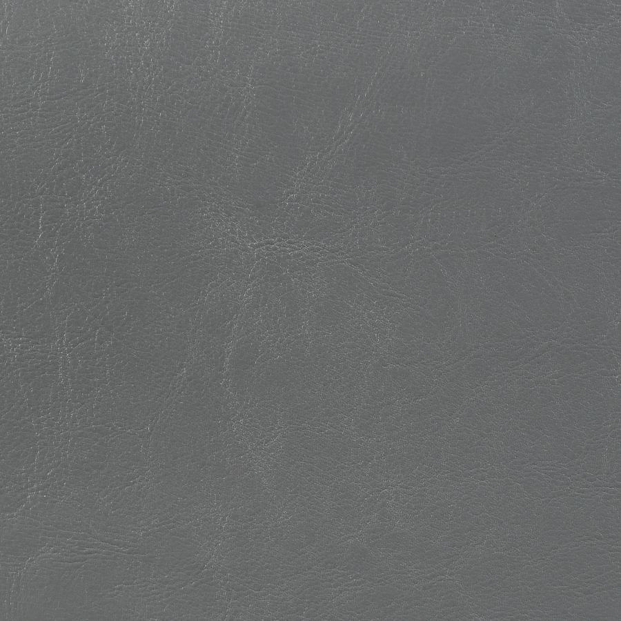 Dorian Faux Leather Upholstered California King Bed Grey