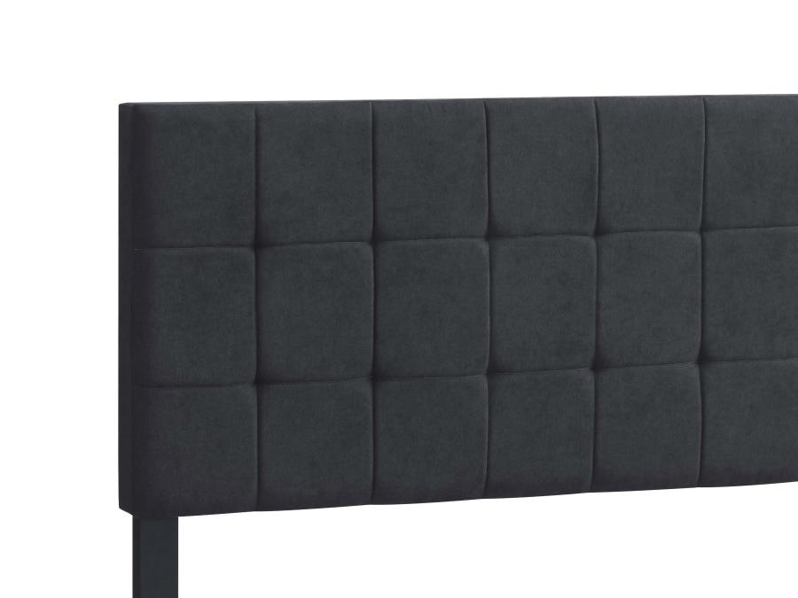 Modal Additional Images for Fairfield Upholstered Eastern King Panel Bed Dark Grey