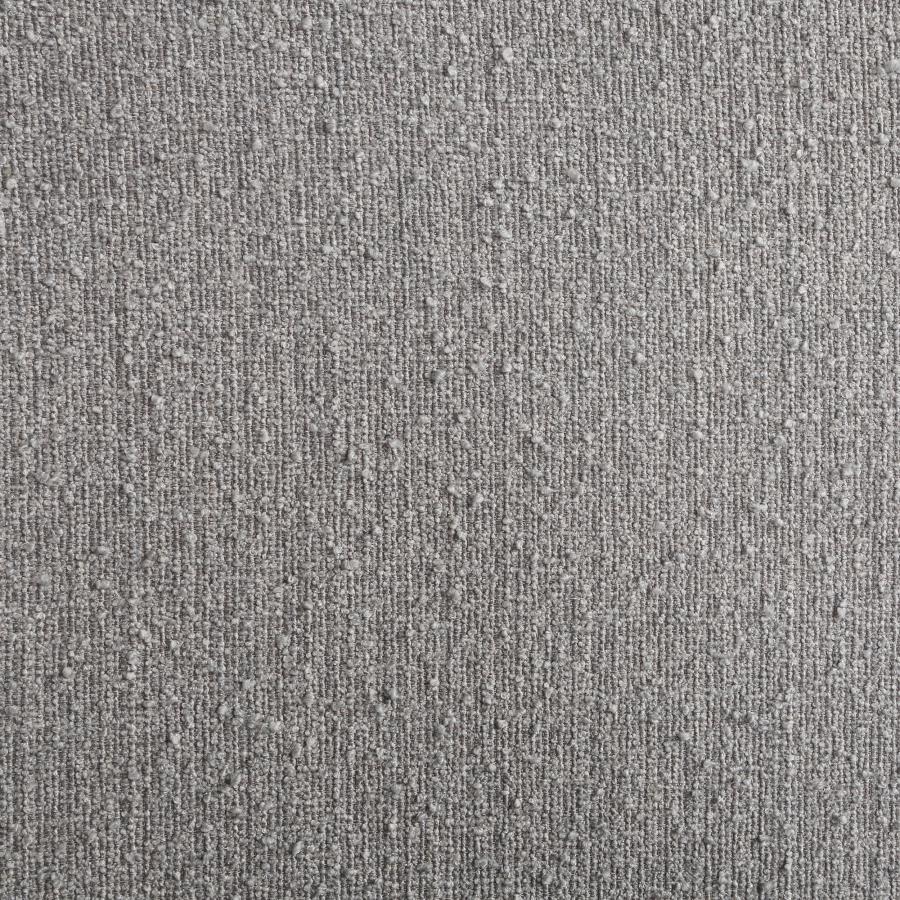 Mosby Upholstered Eastern King Wingback Bed Grey