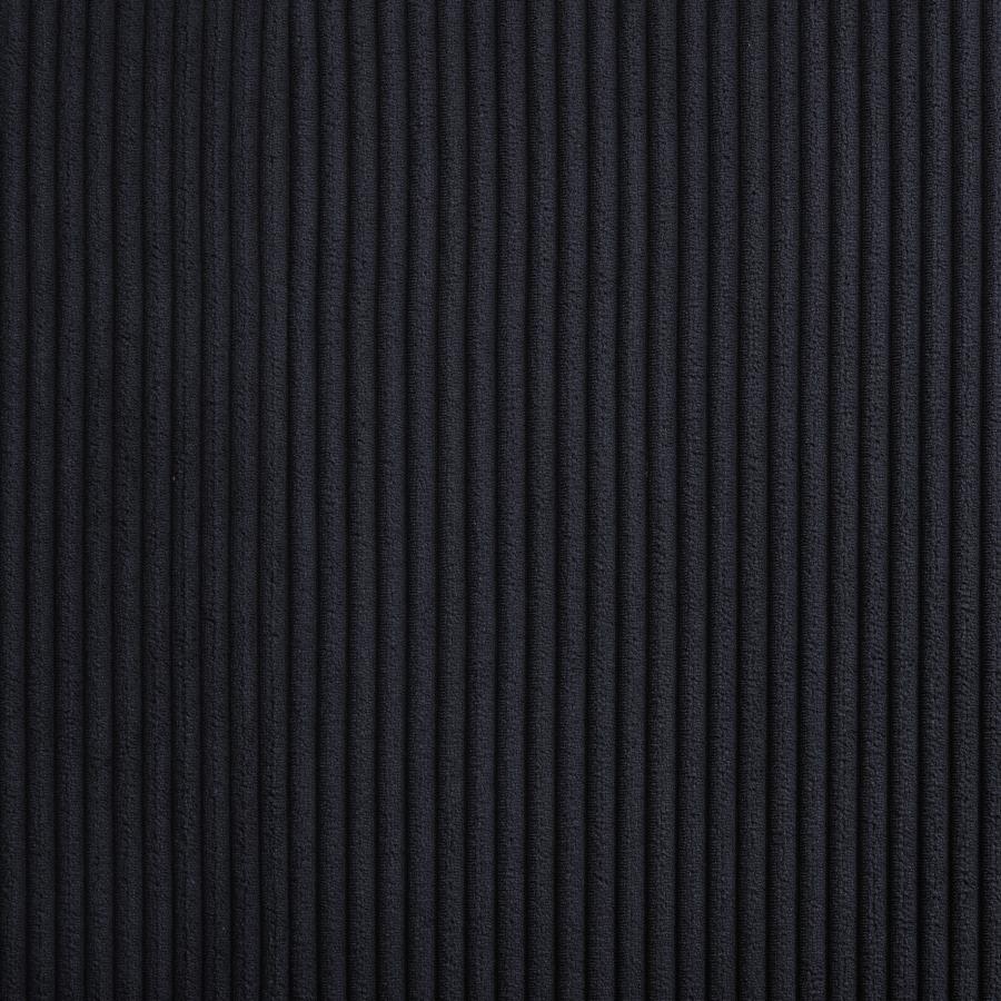 Tisdall 67-inch Upholstered Eastern King Fireplace Bed Black