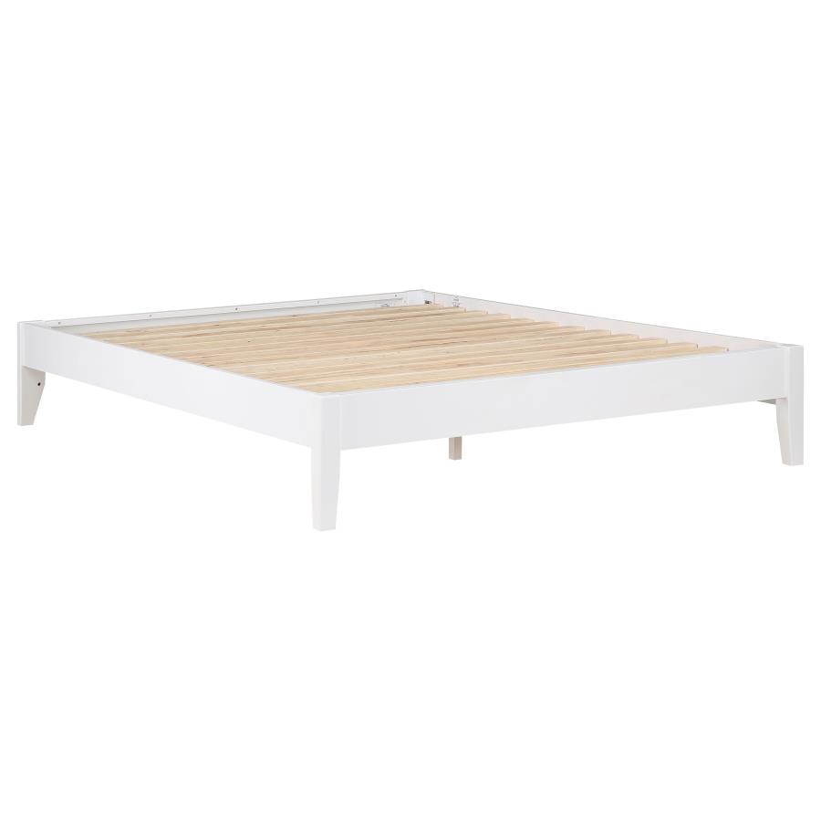 Hounslow California King Universal Platform Bed White (image for) Hounslow California King Universal Platform Bed White