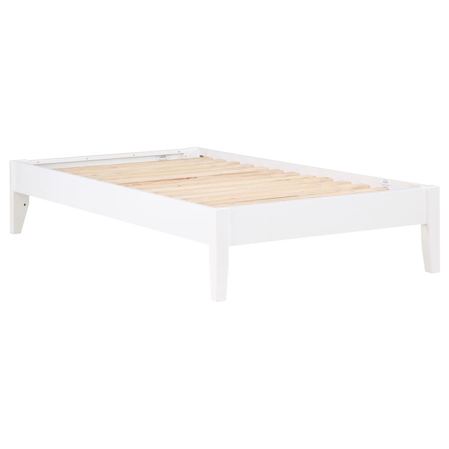 Hounslow Twin Universal Platform Bed White (image for) Hounslow Twin Universal Platform Bed White