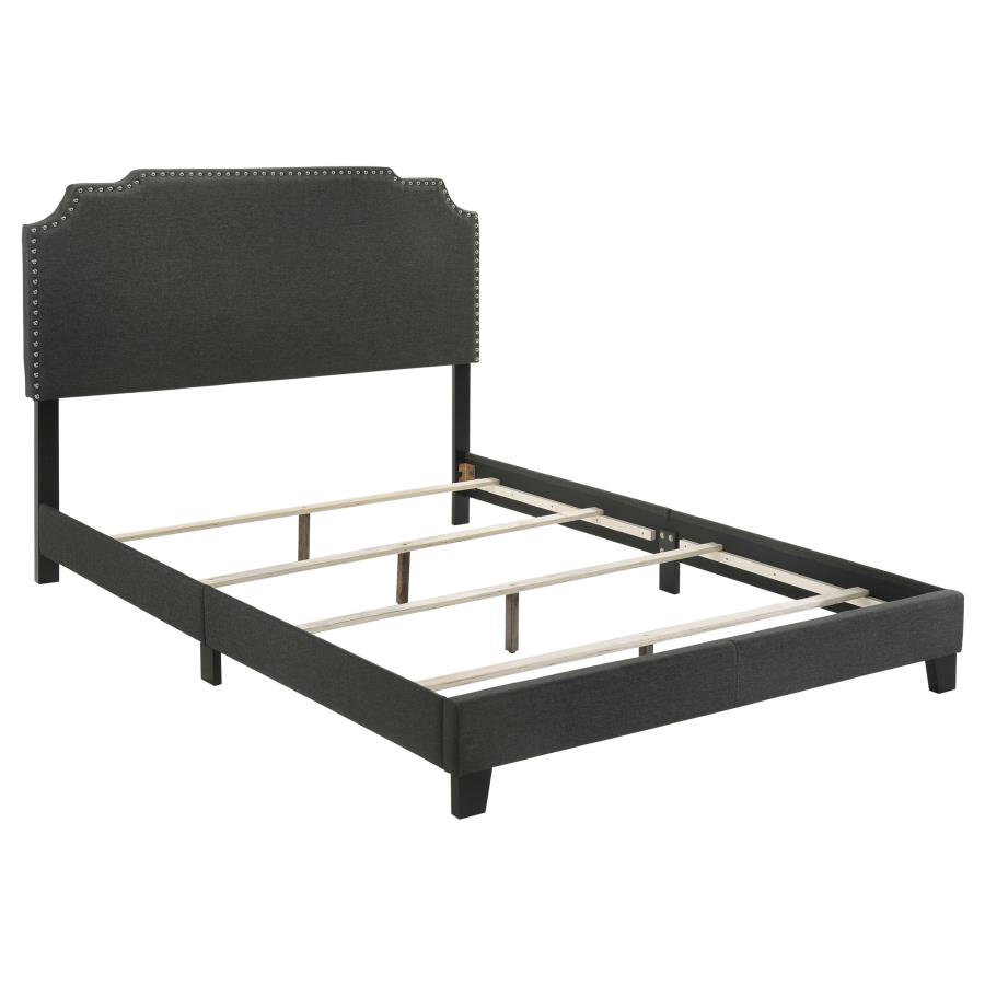 Tamarac Upholstered Eastern King Panel Bed Grey (image for) Tamarac Upholstered Eastern King Panel Bed Grey