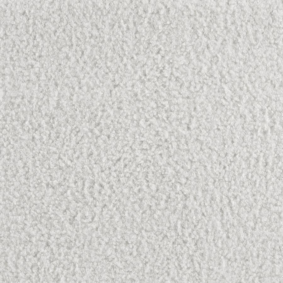 Alamosa Boucle Upholstered Eastern King Platform Bed White 