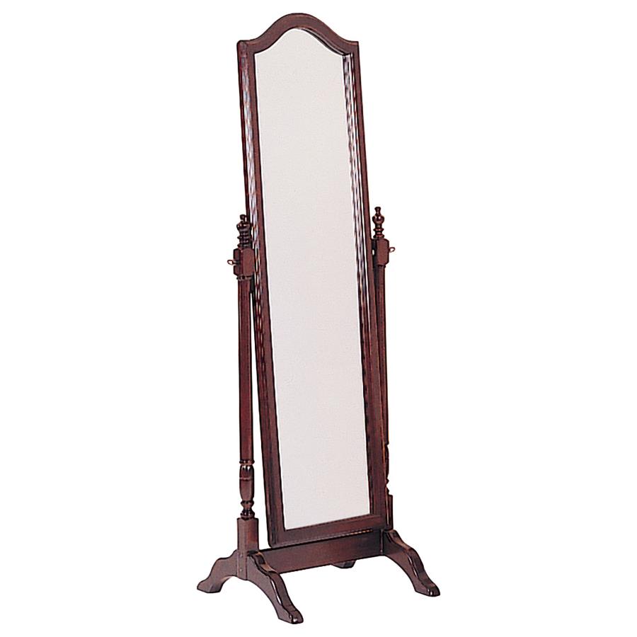 Cabot Wood Adjustable Full Length Cheval Mirror Merlot (image for) Cabot Wood Adjustable Full Length Cheval Mirror Merlot
