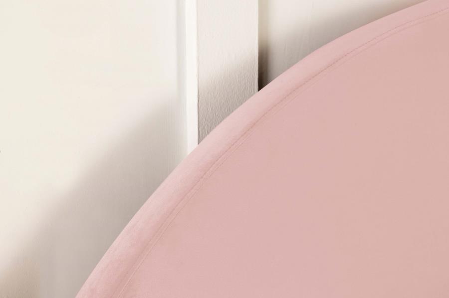 June Upholstered Twin Panel Headboard Blush