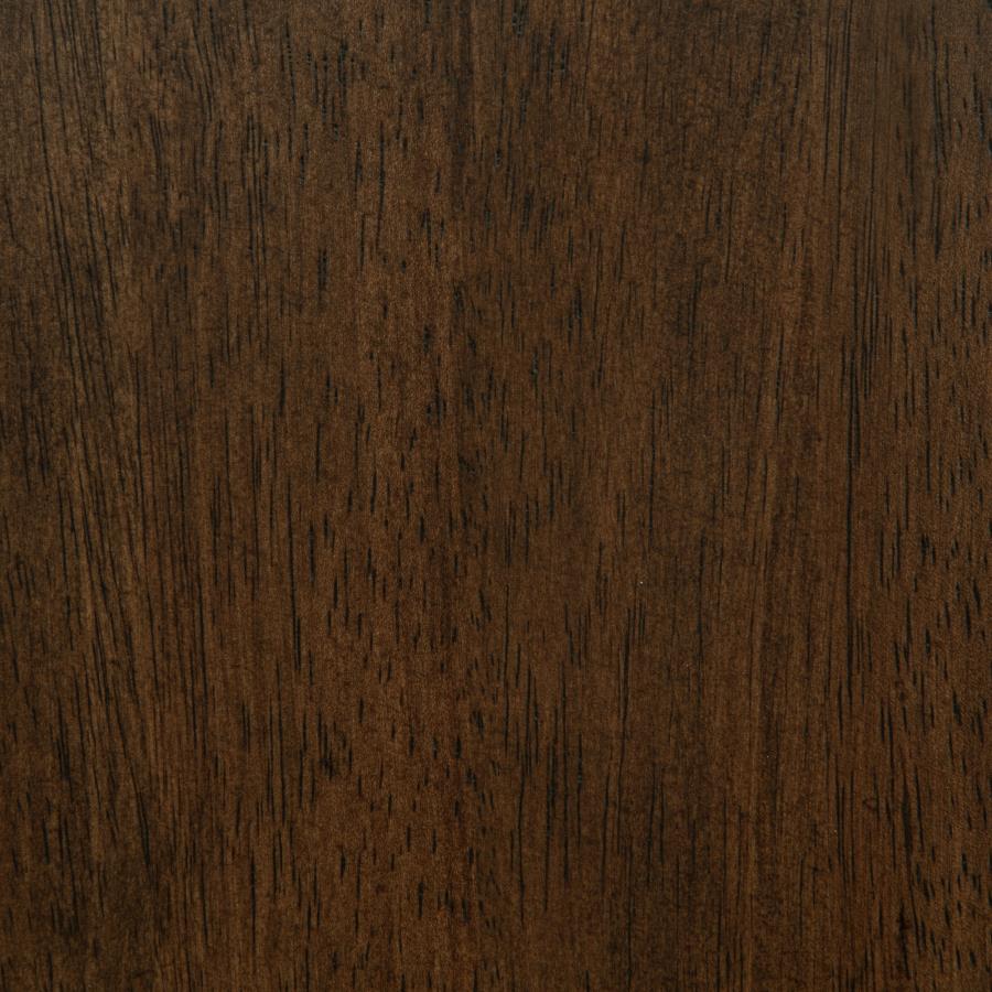Baldacci Upholstered Queen Platform Bed Curry and Walnut