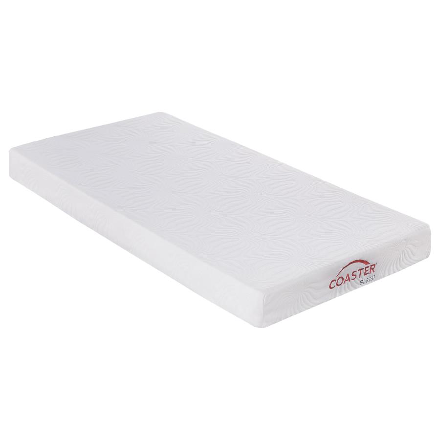 Joseph 6" Twin Memory Foam Mattress White (image for) Joseph 6" Twin Memory Foam Mattress White