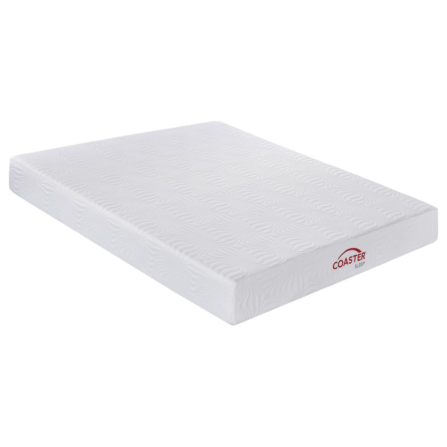 Key 10" California King Memory Foam Mattress White (image for) Key 10" California King Memory Foam Mattress White