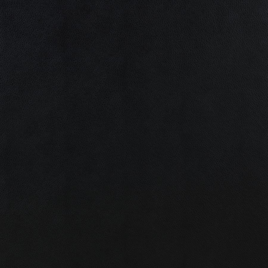 Ruth 3-piece Upholstered Track Arm Sofa Set Black