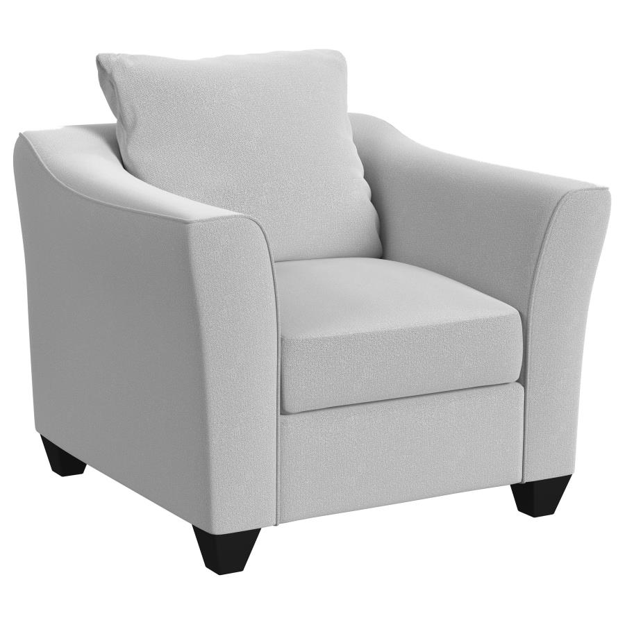 Salizar Upholstered Flared Arm Accent Chair Sand (image for) Salizar Upholstered Flared Arm Accent Chair Sand
