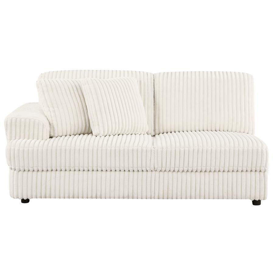 Emberson Upholstered LAF Loveseat Ivory