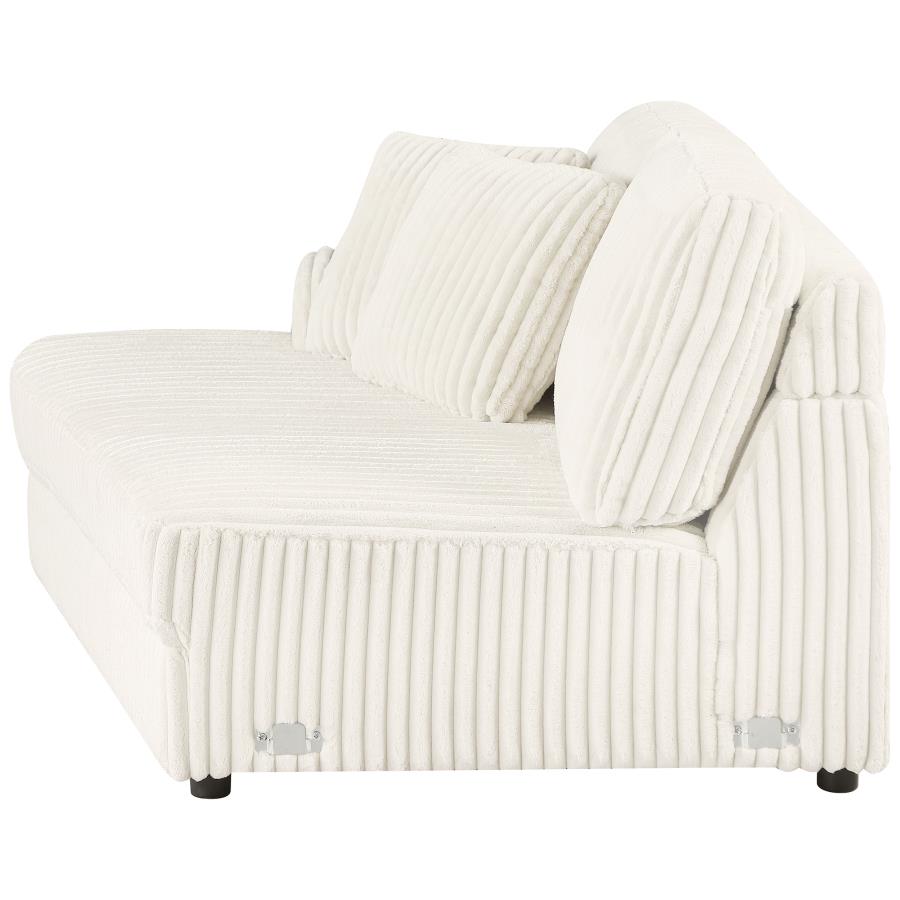 Emberson Upholstered LAF Loveseat Ivory