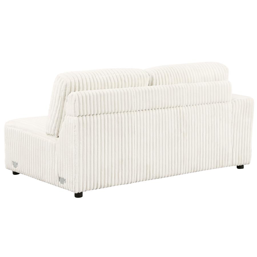 Emberson Upholstered LAF Loveseat Ivory
