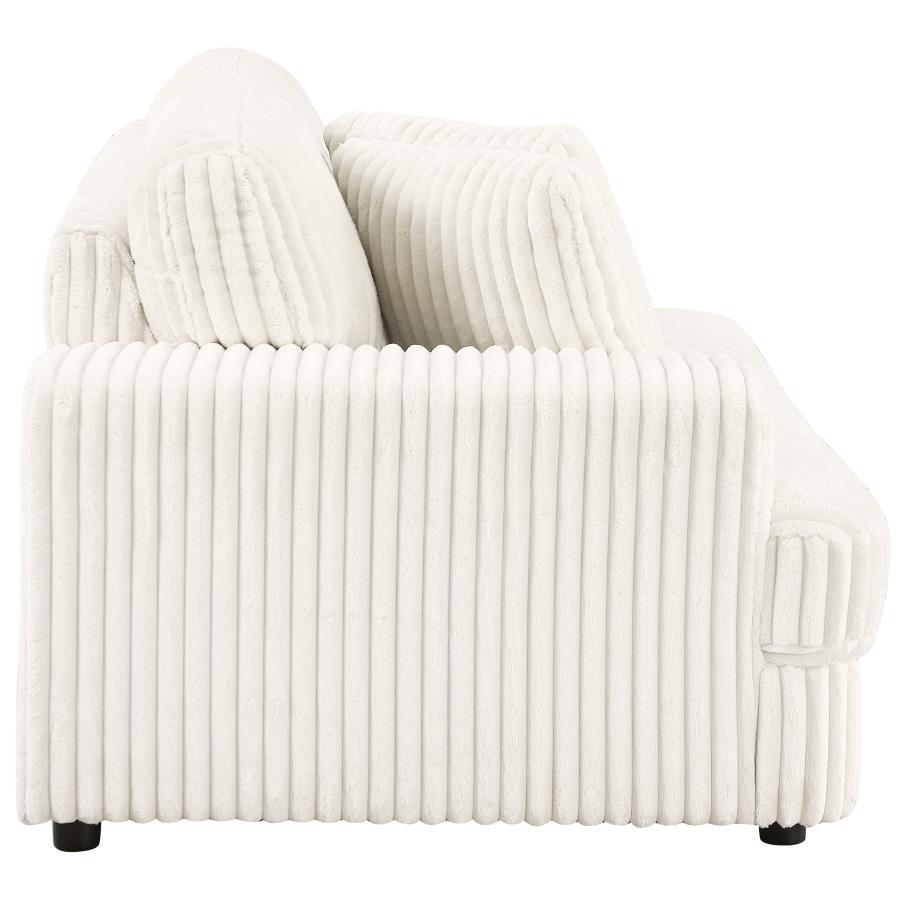 Emberson Upholstered LAF Loveseat Ivory