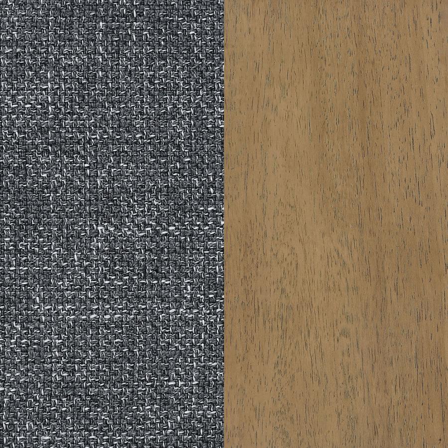 Persia Upholstered Track Arm Sectional Sofa Grey