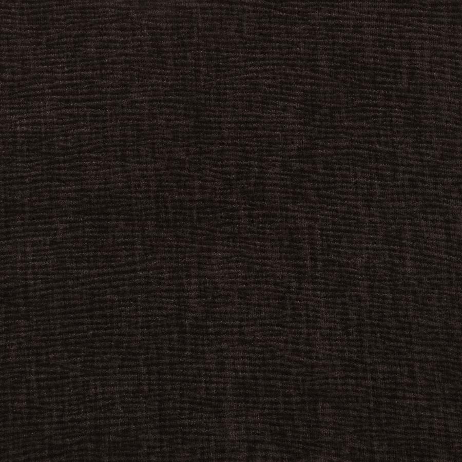 Jade Chenille Upholstered Sculpted Track Arm Sofa Latte