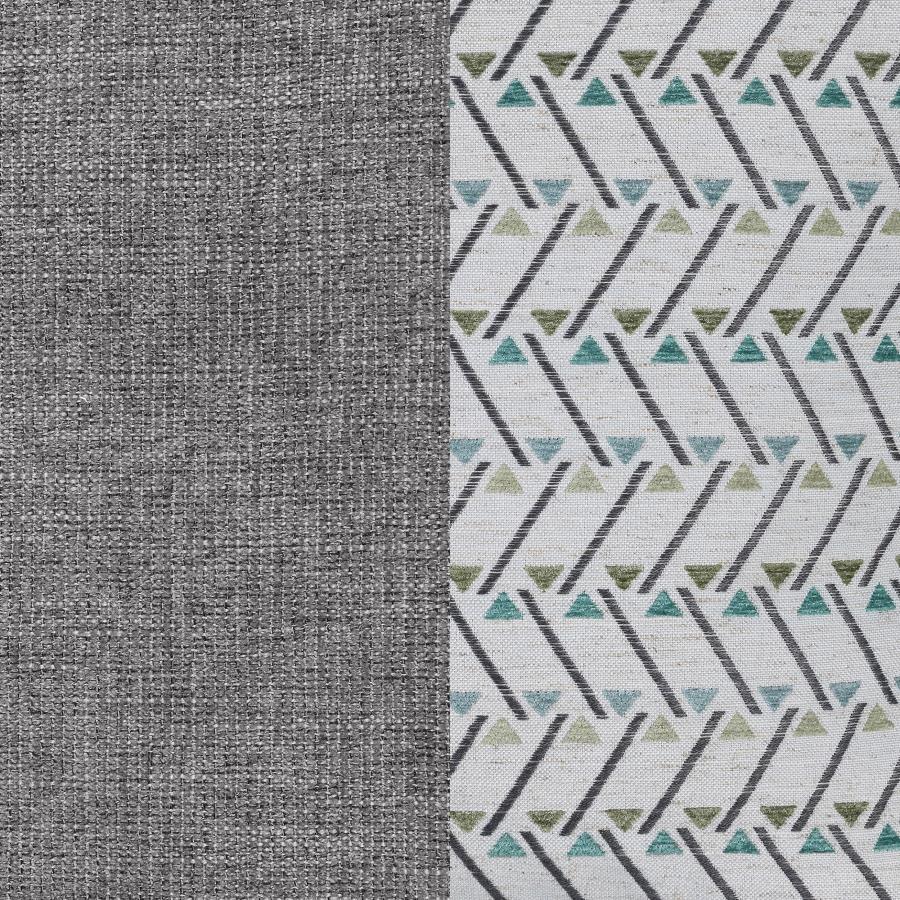 Clint Upholstered Track Arm Sectional Sofa Grey