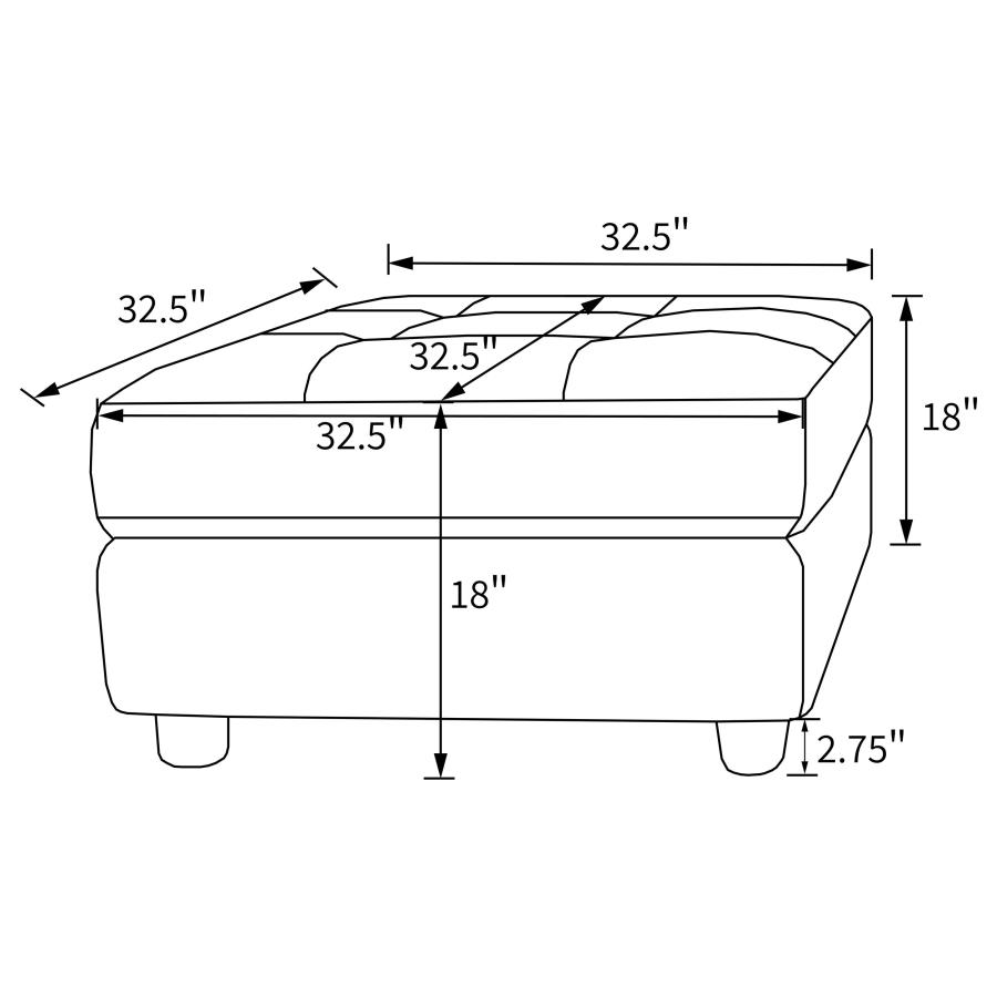 Modal Additional Images for Claude 7-piece Upholstered Modular Sectional Sofa Dove