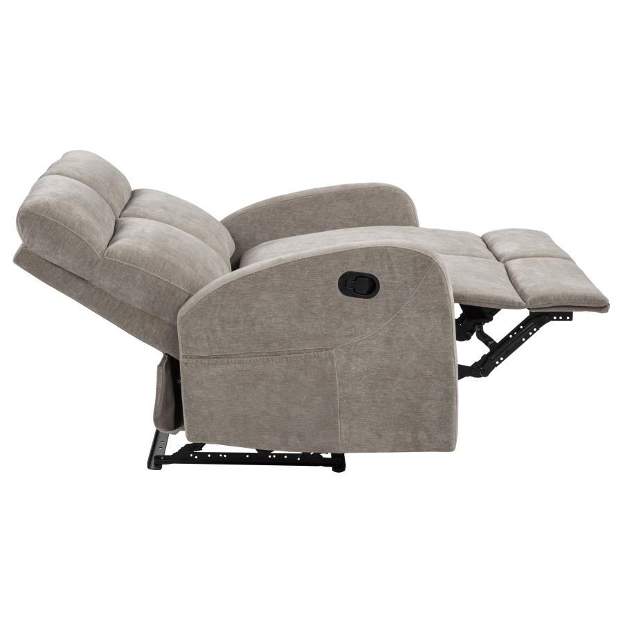 Hamilton 2-piece Chenille Manual Reclining Sofa Set Sand