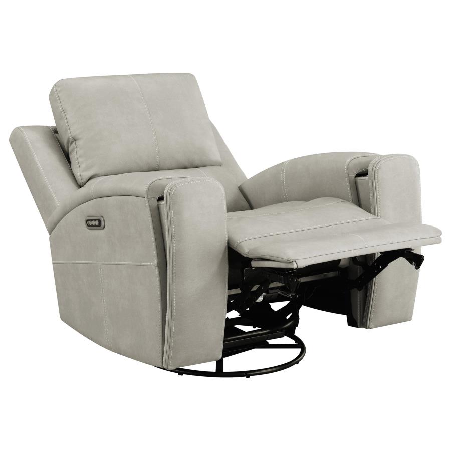 Brickston 3-piece Triple Power Reclining Sofa Set Grey