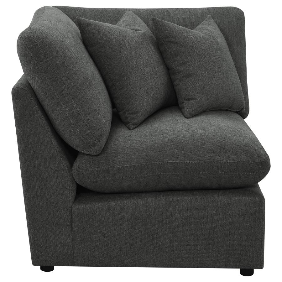 Collins Modular Corner Chair Dark Grey