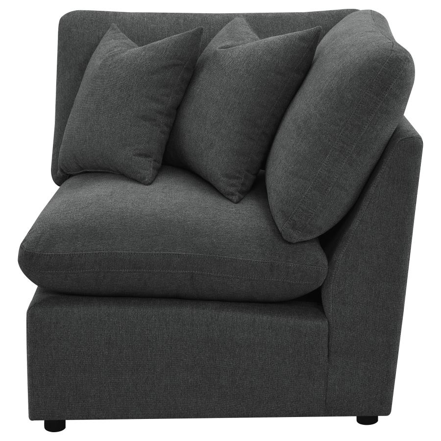 Collins Modular Corner Chair Dark Grey