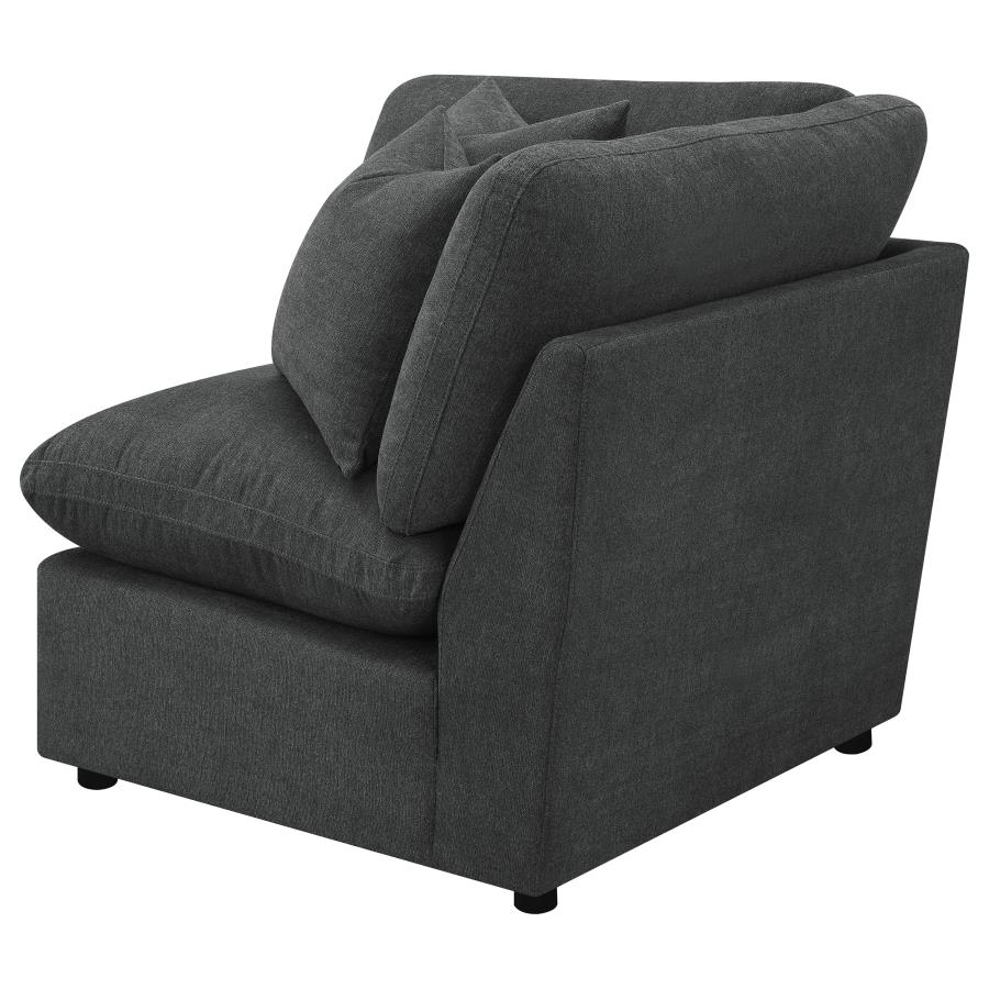 Collins Modular Corner Chair Dark Grey