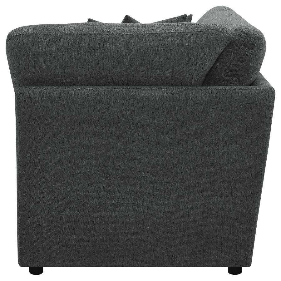 Collins Modular Corner Chair Dark Grey