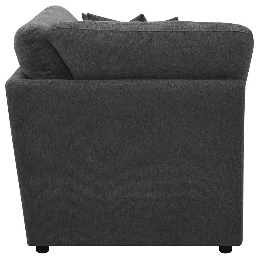 Collins Modular Corner Chair Dark Grey